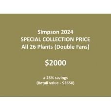A 2024 SIMPSON COLLECTION OF 26 PLANTS / 25% Savings!